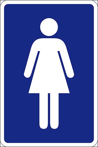 Affiche Toilettes Propres Entreprise